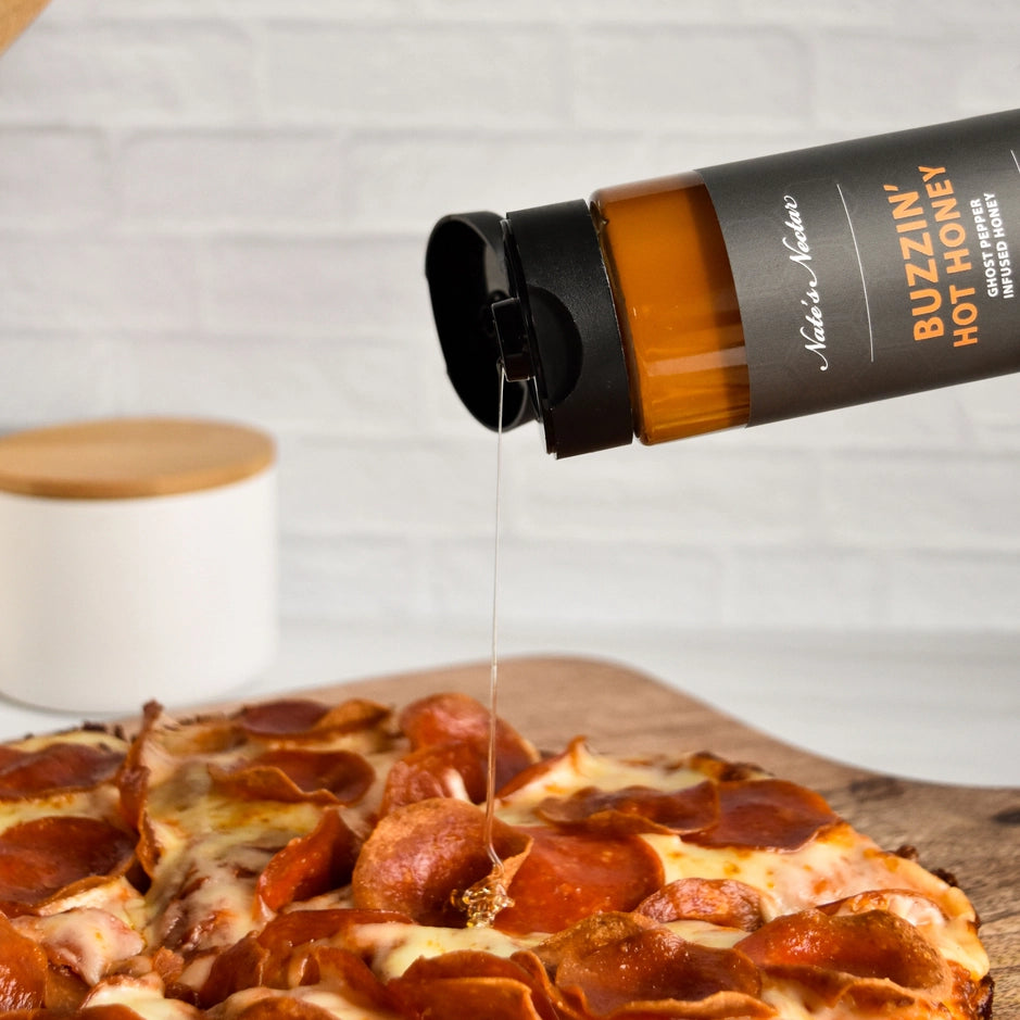 Buzzin' Hot Honey | Ghost Pepper Infused Honey