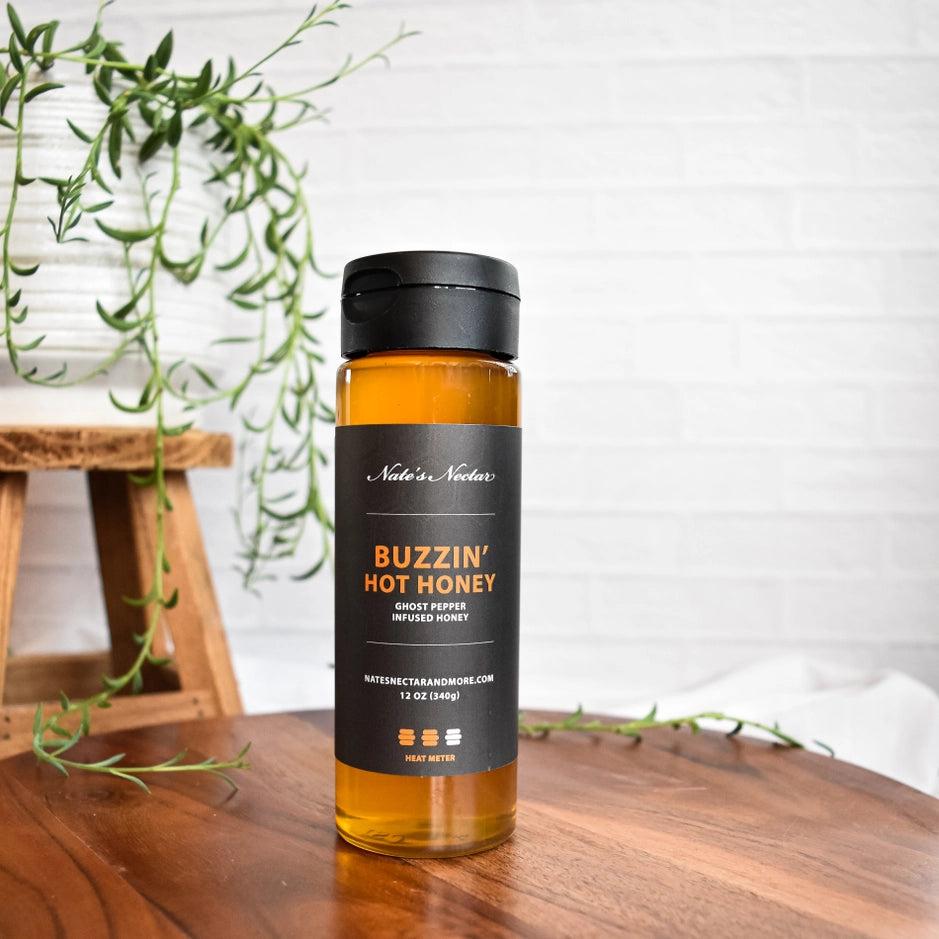 Buzzin' Hot Honey | Ghost Pepper Infused Honey