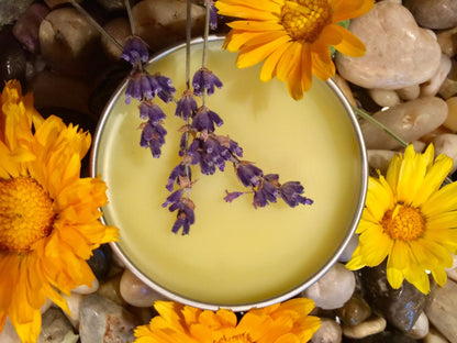 Calendula Lavender Salve - Soothing All Natural Skin - Backwoods Auctions