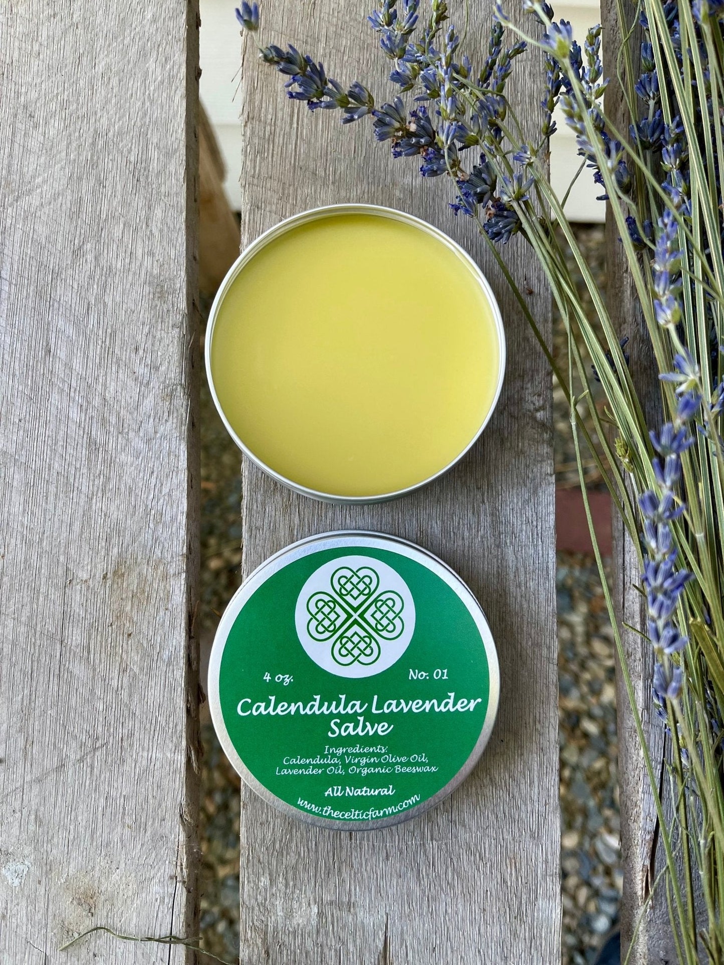 Calendula Lavender Salve - Soothing All Natural Skin - Backwoods Auctions