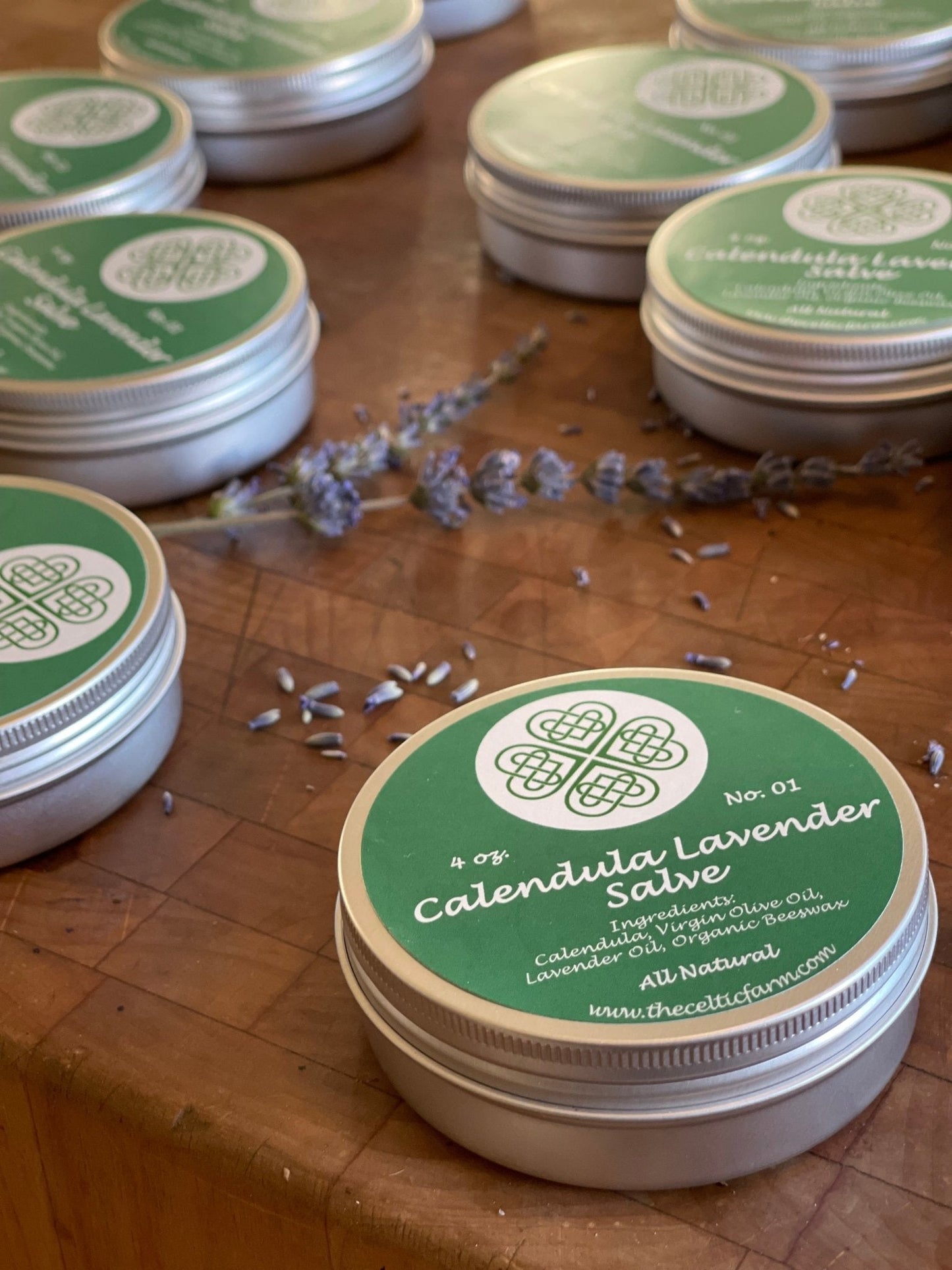Calendula Lavender Salve - Soothing All Natural Skin - Backwoods Auctions