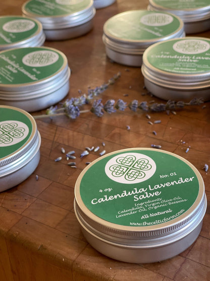 Calendula Lavender Salve - Soothing All Natural Skin - Backwoods Auctions