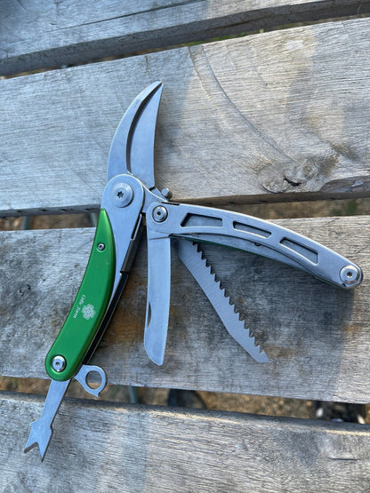 Engraved Gardener's Multi-Tool Gift Box - Tool, Case and Sharpener - Backwoods Auctions