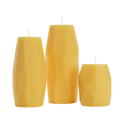 Faceted Pillar Candles - Backwoods Auctions