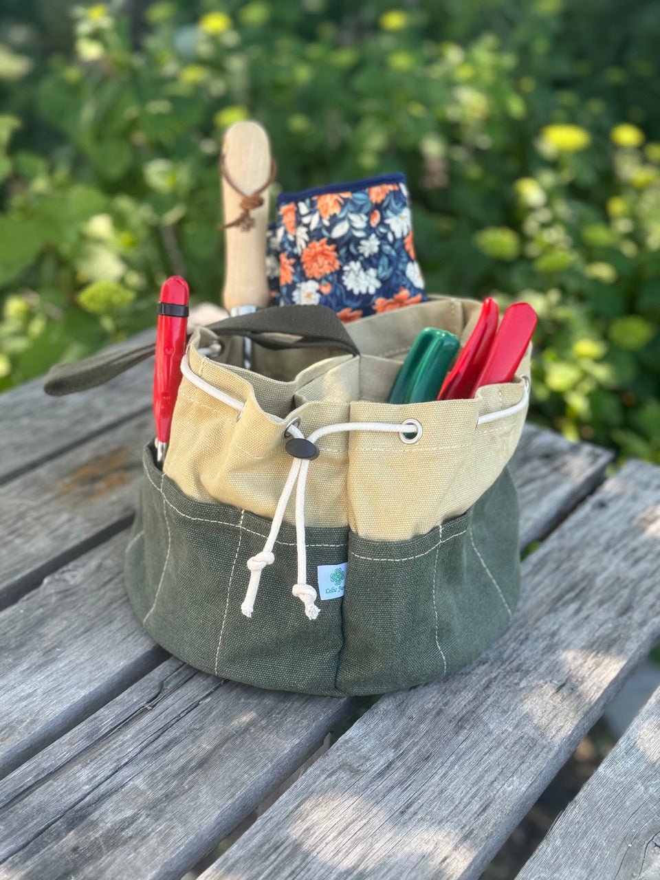 Garden Bucket Bag - Heavy Waxed Canvas - Backwoods Auctions