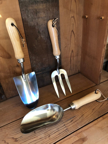 Garden Hand Tool Set - Hardwood and Stainless - Backwoods Auctions
