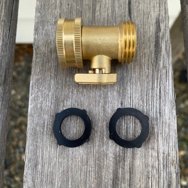 Garden Hose Brass Shutoff Valve - Backwoods Auctions