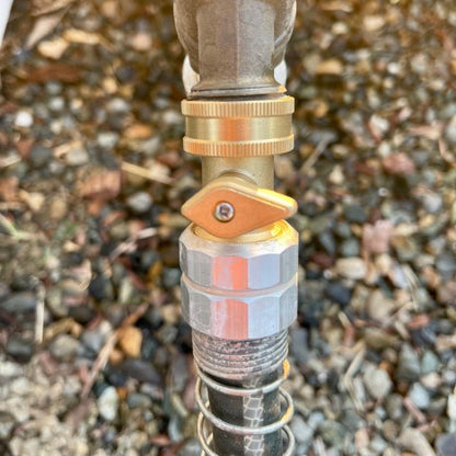 Garden Hose Brass Shutoff Valve - Backwoods Auctions