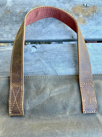 Garden Kneeler Pad – Thick Waxed Canvas - Backwoods Auctions