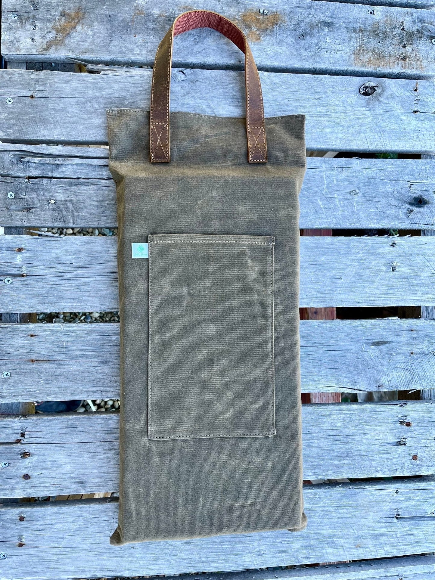 Garden Kneeler Pad – Thick Waxed Canvas - Backwoods Auctions