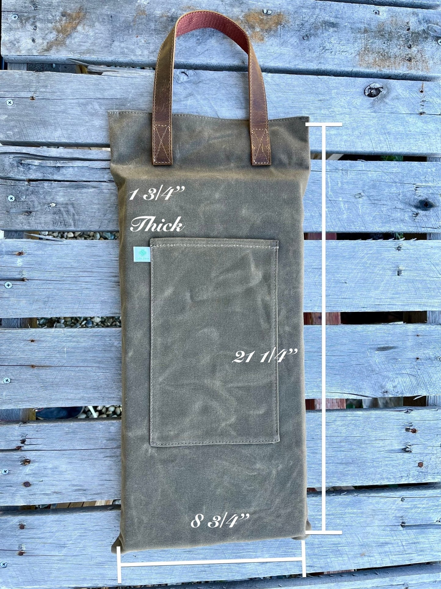 Garden Kneeler Pad – Thick Waxed Canvas - Backwoods Auctions