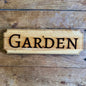 Garden Sign - Made in USA with American Cedar - Backwoods Auctions
