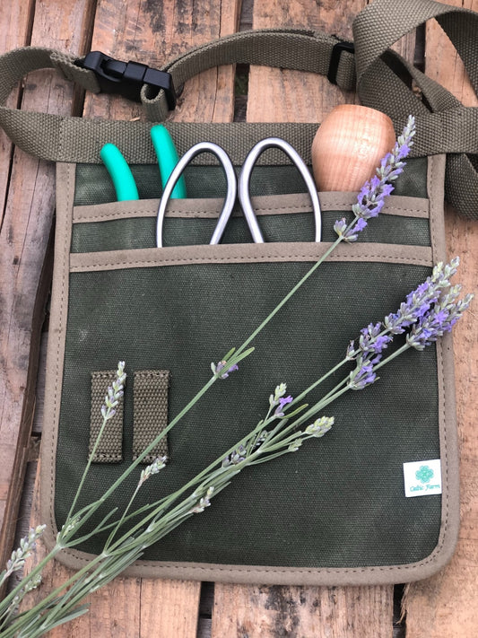 Garden Tool Belt - Waxed Canvas for Gardening - Backwoods Auctions