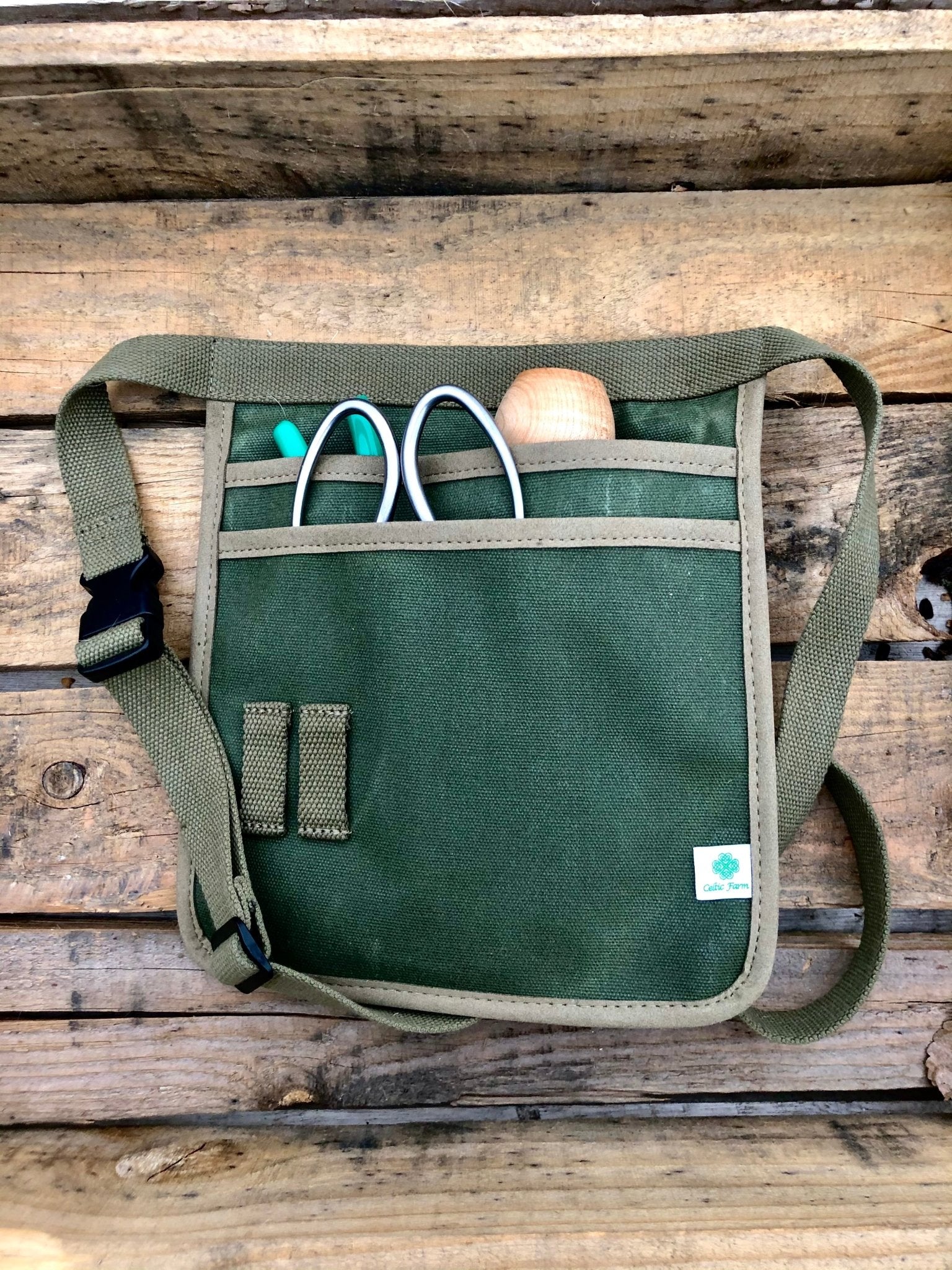 Garden Tool Belt - Waxed Canvas for Gardening - Backwoods Auctions