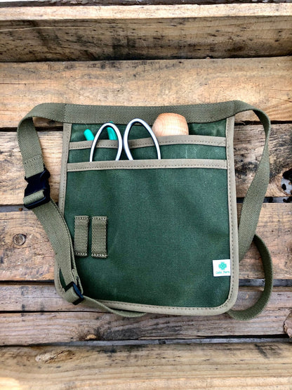 Garden Tool Belt - Waxed Canvas for Gardening - Backwoods Auctions