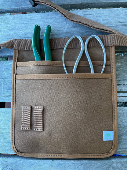Garden Tool Belt - Waxed Canvas for Gardening - Backwoods Auctions
