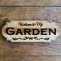 Garden Welcome Sign - Made in USA with American Cedar - Backwoods Auctions