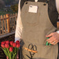 Gardening Apron - Waxed Canvas Apron with Pockets - Backwoods Auctions
