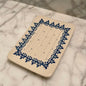 Hand-painted Polish Floral Ceramic Soap Dish - Vine - Backwoods Auctions