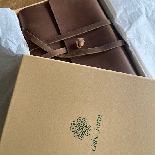 Leather Garden Journal and Diary - A Notebook for Garden Thoughts, Planning and Design - Backwoods Auctions