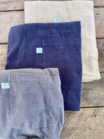 Linen Apron - French Style Crossback - Backwoods Auctions