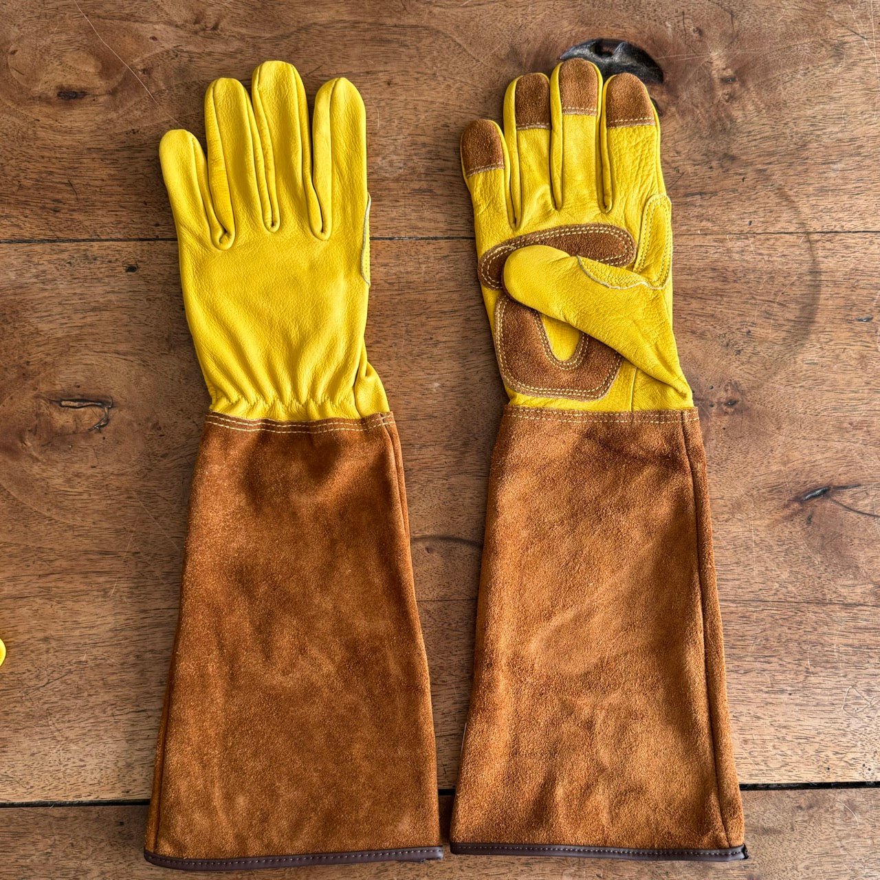 Rose Pruning Gloves – Long Soft Cowhide Garden Gloves - Backwoods Auctions