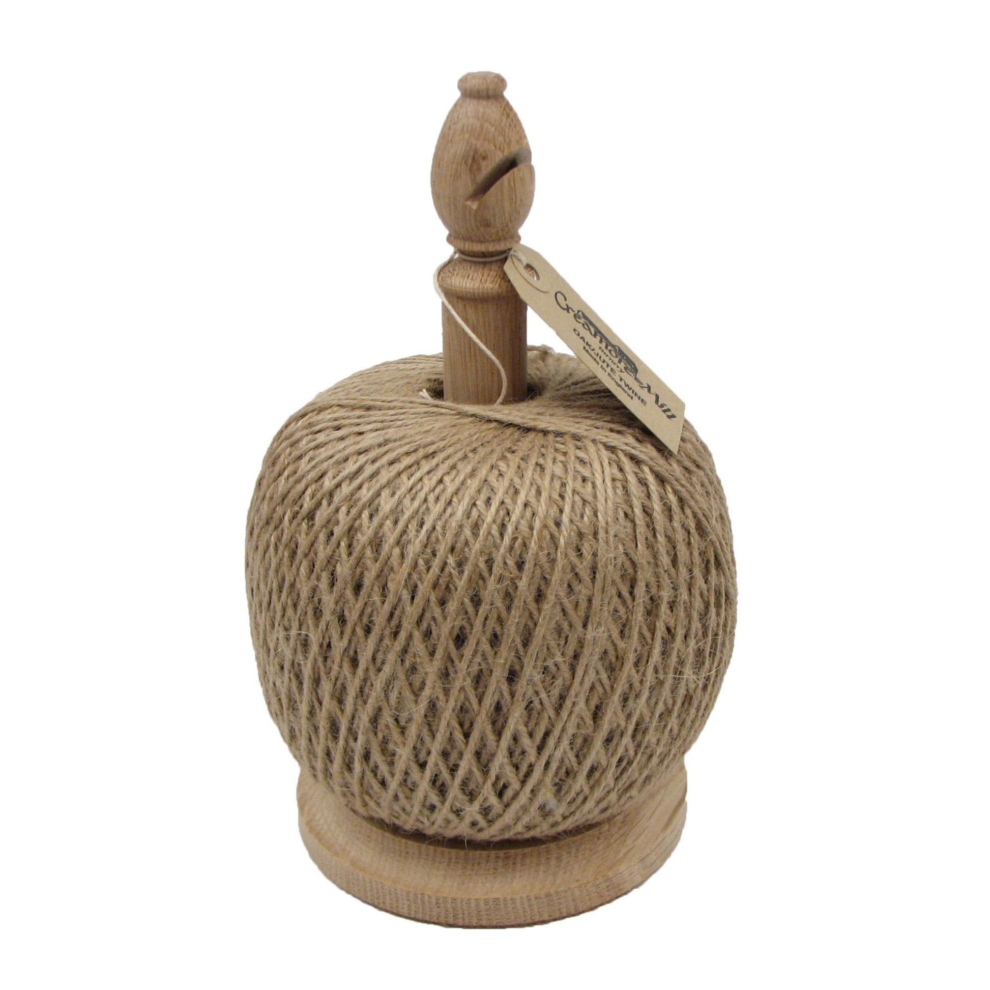 Oak Bishop Twine Tidy with Cutter and Twine (Made in Britain) - Backwoods Auctions