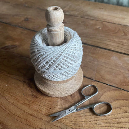 Oak String Tidy with Scissors and Twine - Backwoods Auctions