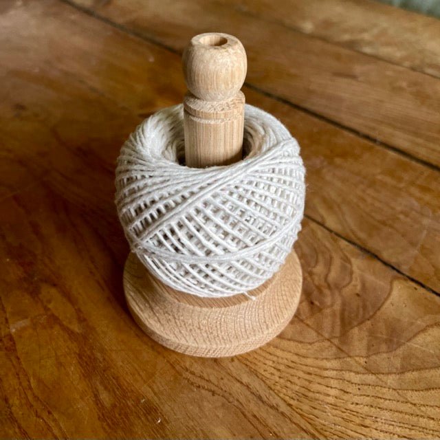 Oak String Tidy with Scissors and Twine - Backwoods Auctions