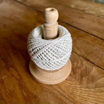 Oak String Tidy with Scissors and Twine - Backwoods Auctions
