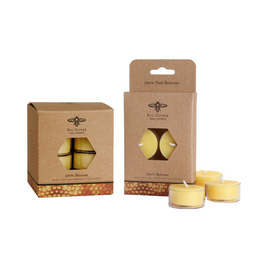 Pure Beeswax Tea Light Candles - Backwoods Auctions