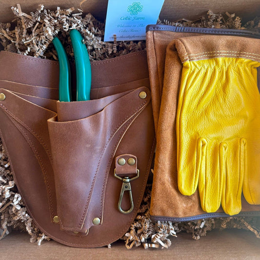 Rose Gardener Gift Box | Rose Gloves, Belt & Pruners - Backwoods Auctions