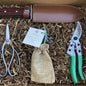 Ultimate Garden Gift Box - 4 Garden Tool Set (Hori Hori, Pruners, Garden Snips and Garden Tool Sharpeners) Tool Kit - Backwoods Auctions