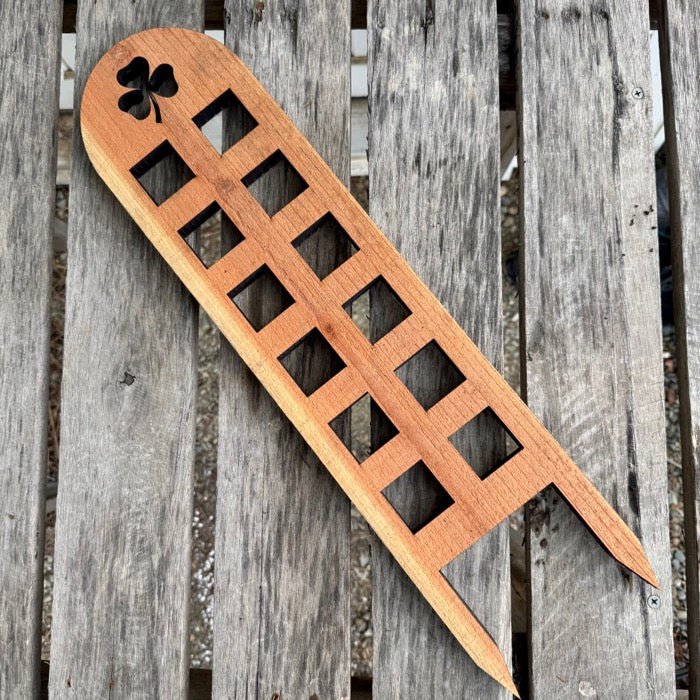 Unique Shamrock Trellis | Made in USA with US Cedar/Redwood - Backwoods Auctions