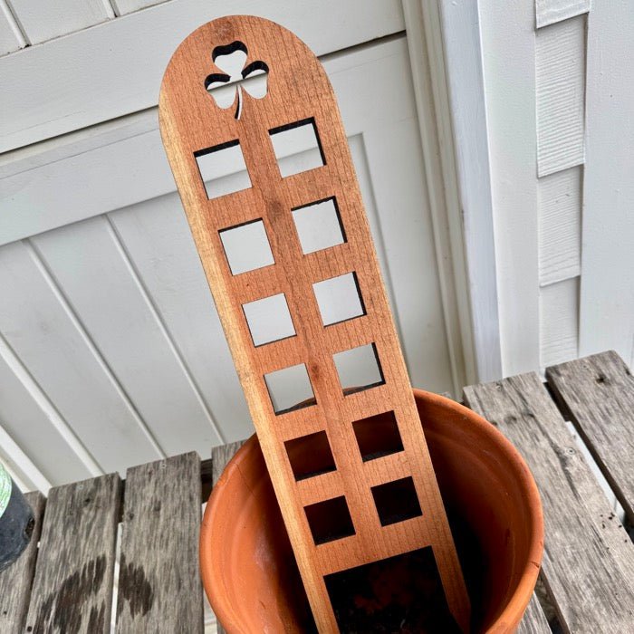 Unique Shamrock Trellis | Made in USA with US Cedar/Redwood - Backwoods Auctions