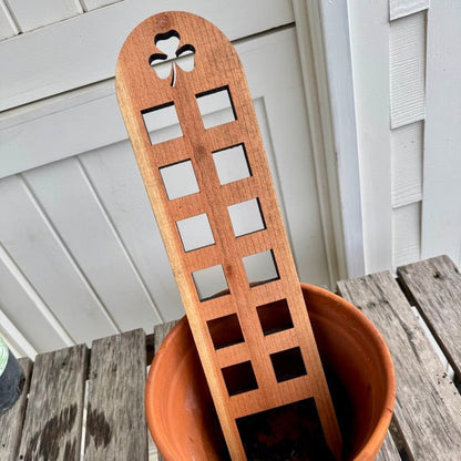 Unique Shamrock Trellis | Made in USA with US Cedar/Redwood - Backwoods Auctions