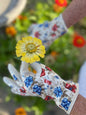 Women's Floral Gardening and Project Gloves "The Caroline" - Backwoods Auctions
