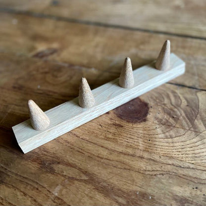 Wood Dibbler for Seed Trays & Beds- Line Seed Hole Maker - Backwoods Auctions