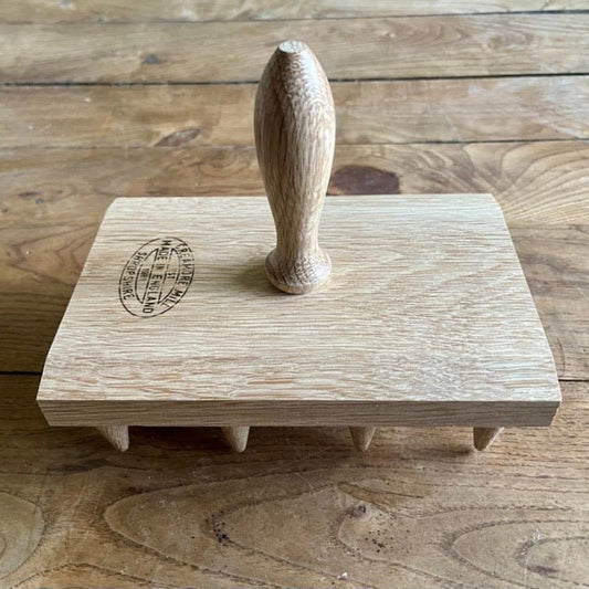 Wood Dibbler for Seed Trays & Beds- Multiple Seed Hole Maker - Backwoods Auctions