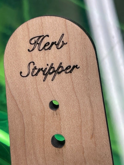 Wooden Herb Stripper - US Made / American Maple - Backwoods Auctions