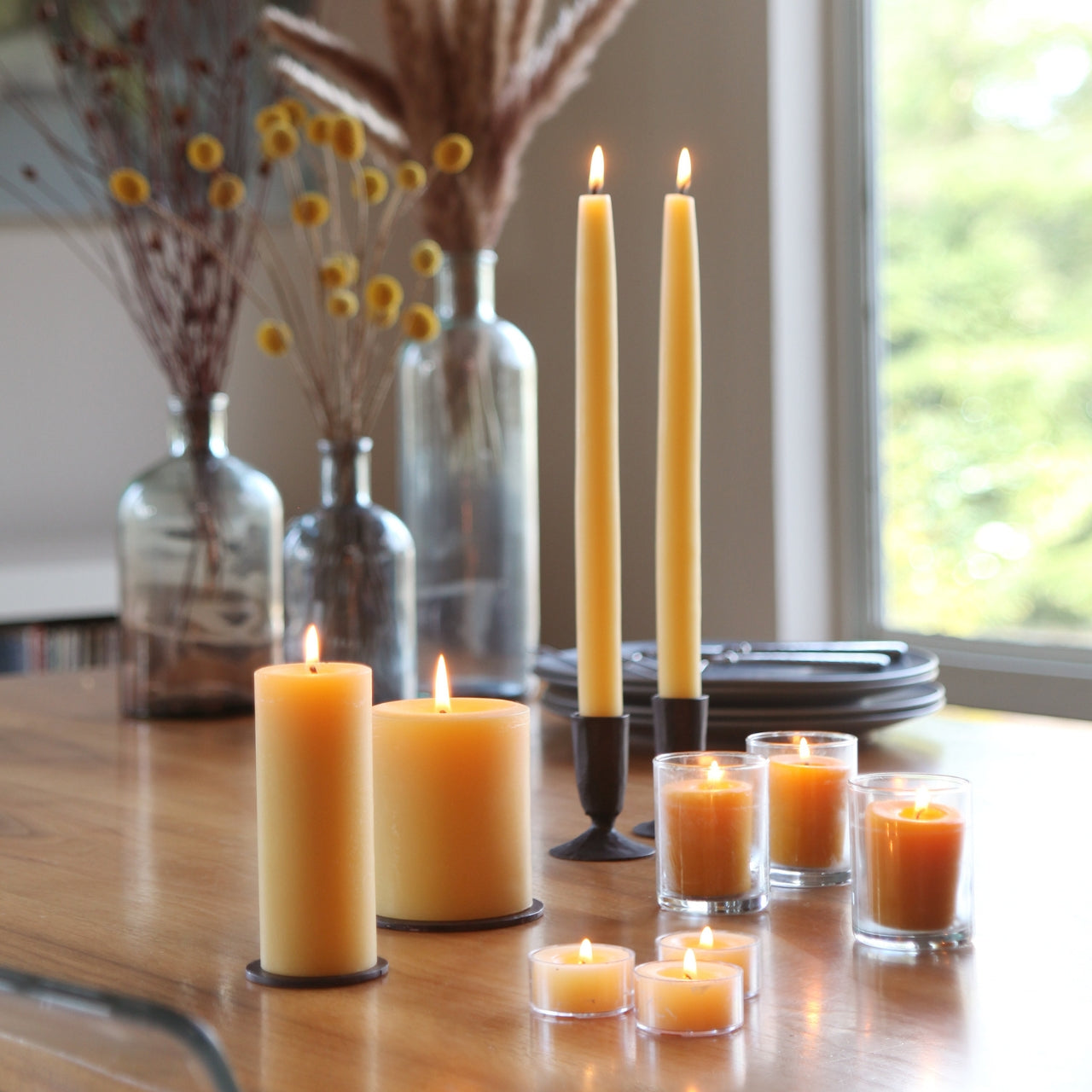 Beeswax Candle Sampler - Backwoods Auctions