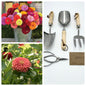 Zany for Zinnias - Our Grow Kit Gift Box with Zinnias - Backwoods Auctions